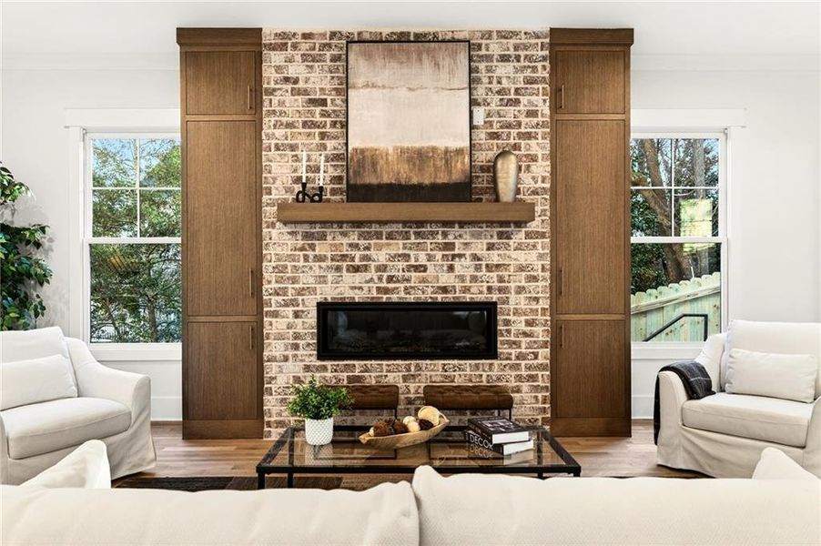Furnished interior view inside a new home in , Atlanta (Image 13).