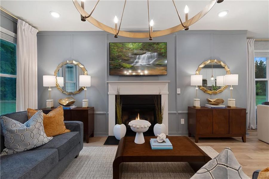 Furnished interior view inside a new home in Abbotts Crossing, Conyers (Image 15).