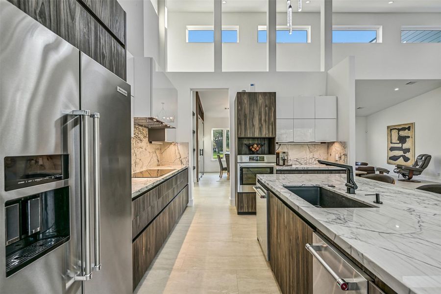 Furnished interior view inside a new home in , Manvel (Image 27).