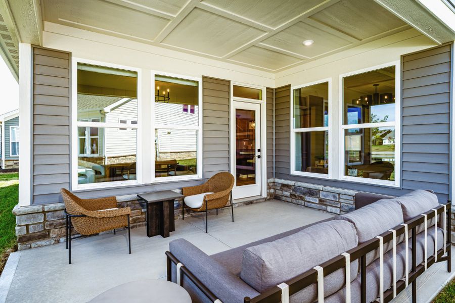 Representative exterior details of a home built from the Camden by Fischer Homes in Easton Park, Dallas (Image 26).