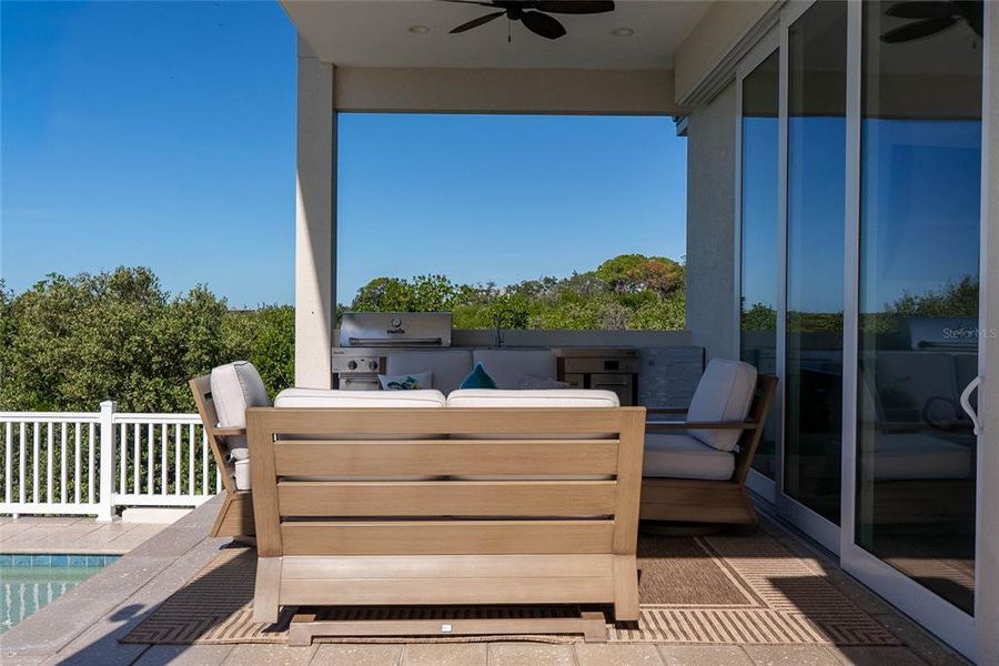 Exterior details and patio area of a home in , Englewood (Image 24).
