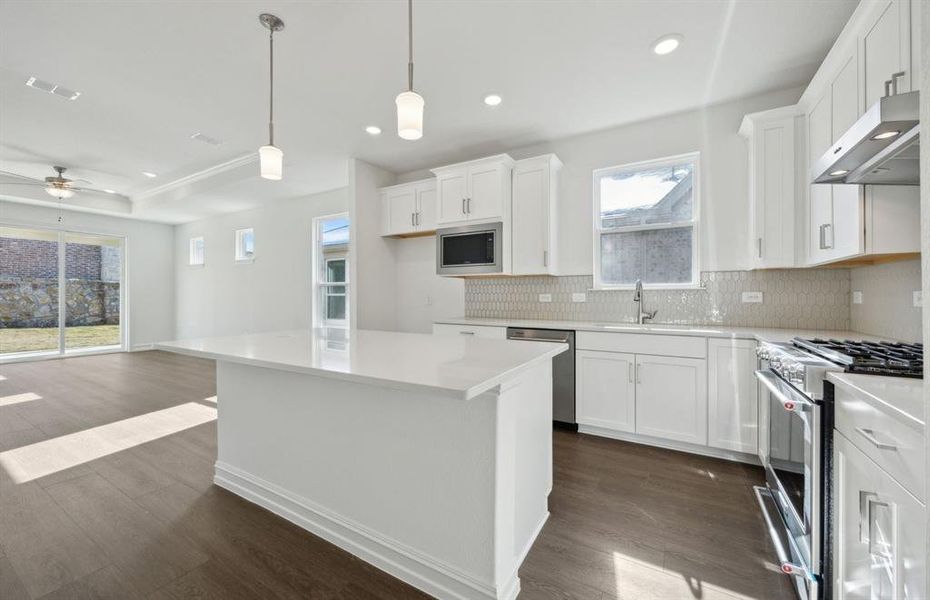 Spacious kitchen *real home pictured