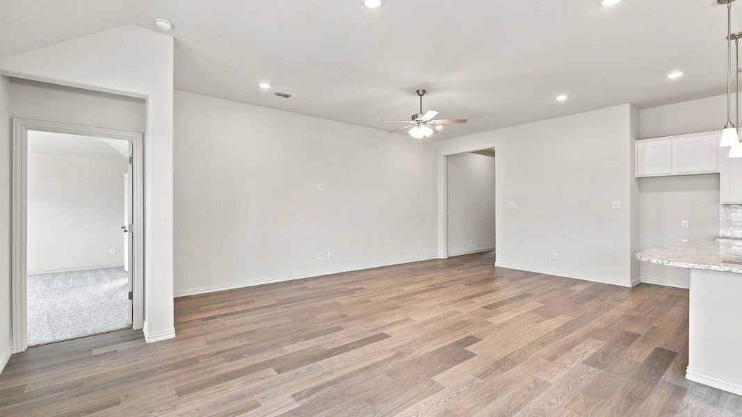 Furnished interior view inside a new home in Anna Ranch, Anna (Image 15).