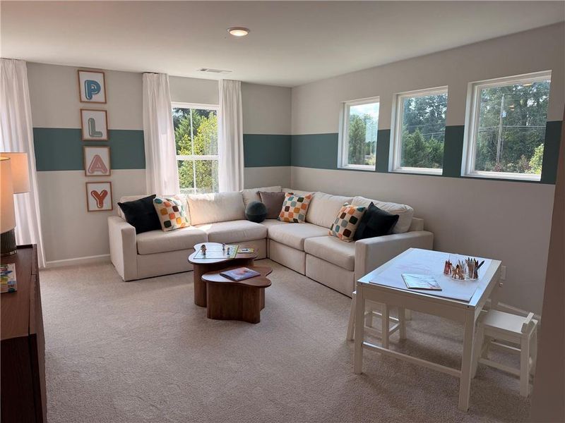 Furnished interior view inside a new home in Greene Farm, Cartersville (Image 16).