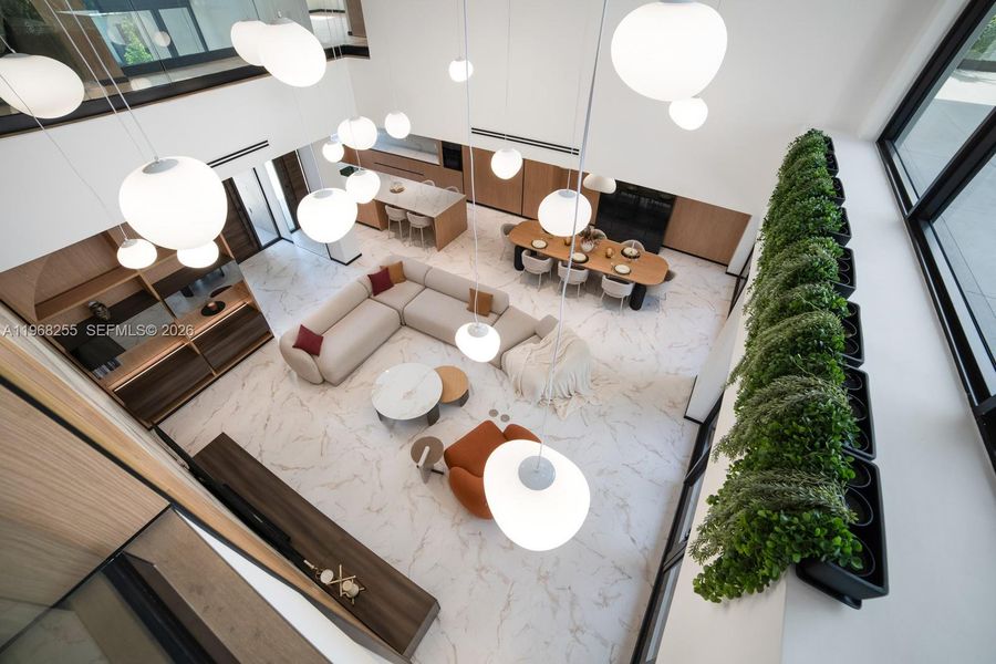 Furnished interior view inside a new home in , Miami (Image 12).