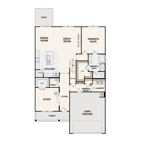 2D floor plan layout of this home in The Oaks, Mount Juliet, TN (Image 2). 2D floor plan layout of this home in The Oaks, Mount Juliet, TN (Image 2).