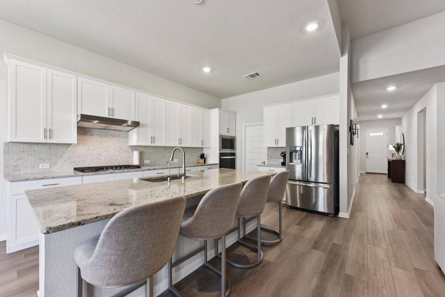 Furnished interior view inside a new home in Big Sky Ranch - Executive Collection, Dripping Springs (Image 17).
