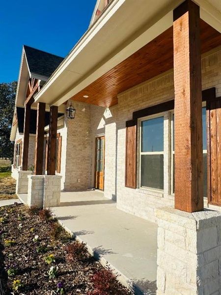 Exterior details and patio area of a home in , Weatherford (Image 27). Exterior details and patio area of a home in , Weatherford (Image 27).