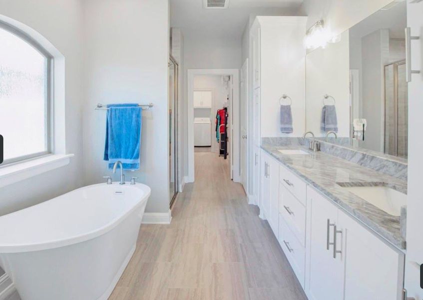 Furnished interior view inside a new home in , Bullard (Image 36).