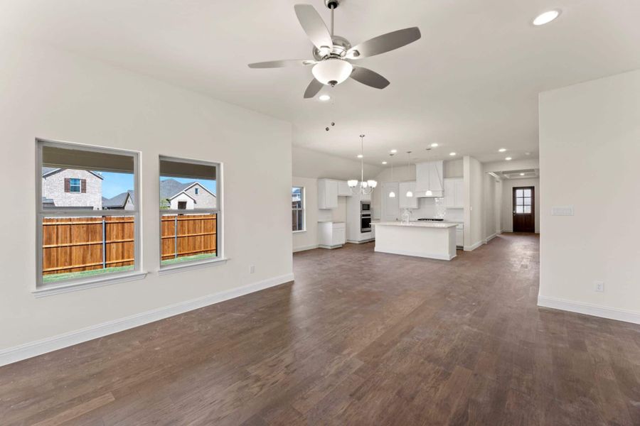 Representative unfurnished interior of a home built from the Colorado by UnionMain Homes in Walden Pond, Forney (Image 14).