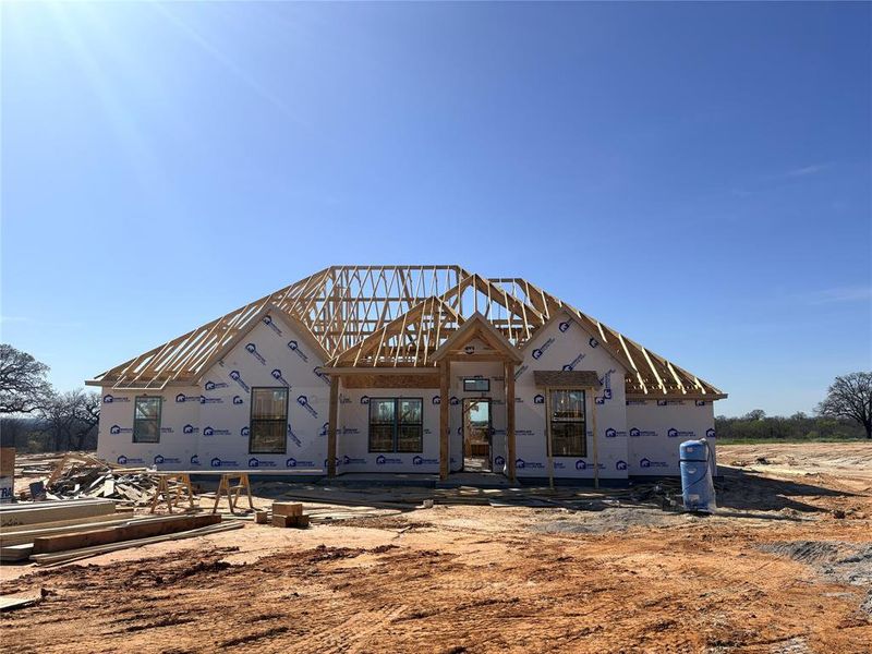 In-progress construction of a new home in , Decatur, TX (Image 4).