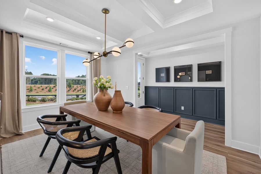 Representative furnished interior of a home built from the Wynfield by Pulte Homes in Amherst, McDonough (Image 15).