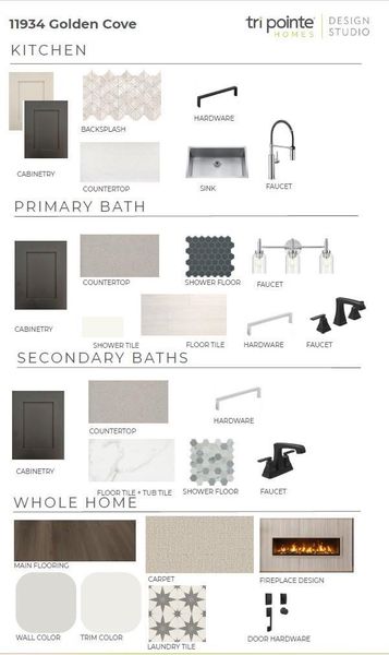 Sample of building materials used in homes in Sienna, Missouri City (Image 8).
