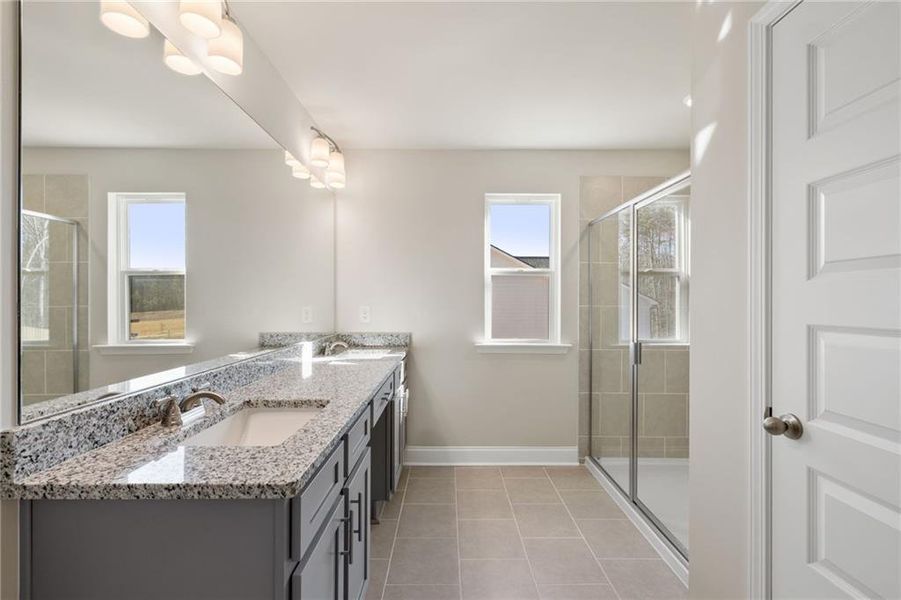 Furnished interior view inside a new home in Mulberry Summit, Flowery Branch (Image 7). Furnished interior view inside a new home in Mulberry Summit, Flowery Branch (Image 7).