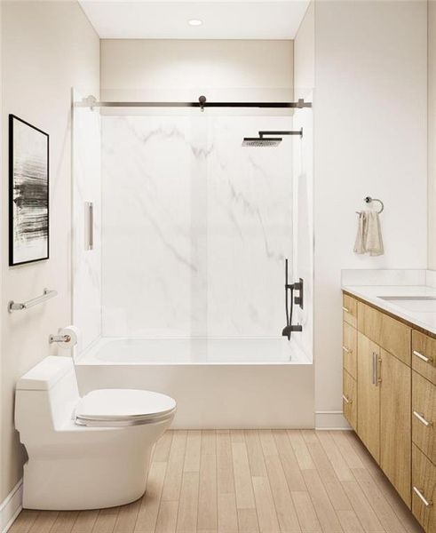 Furnished interior view inside a new home in , Suwanee (Image 3).