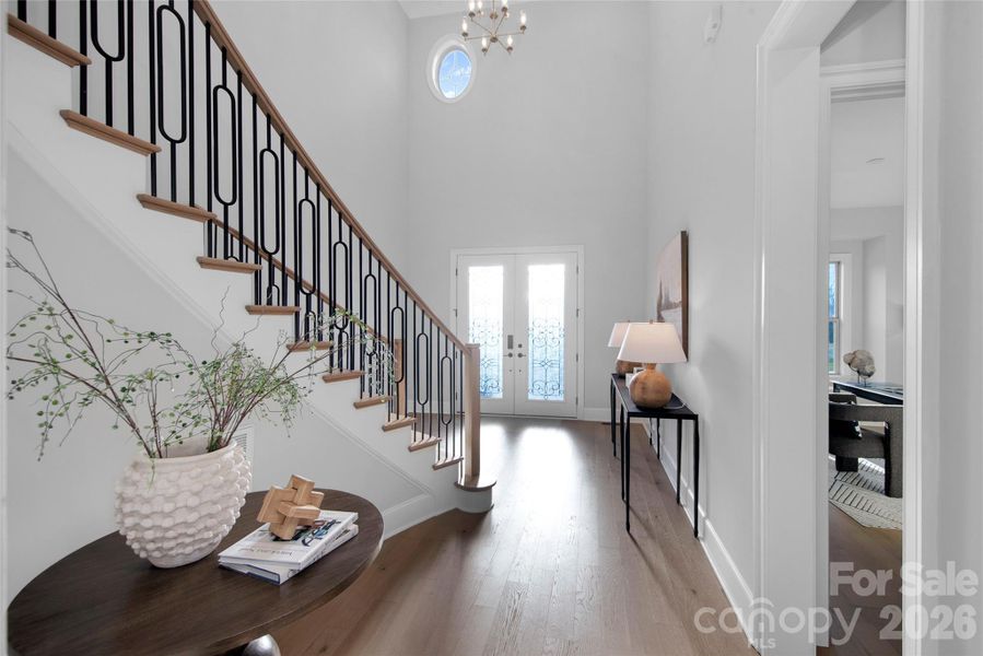 Furnished interior view inside a new home in Heritage at Marvin, Marvin (Image 10).