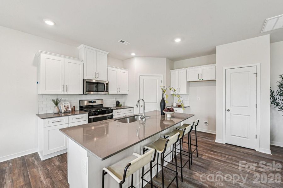 Furnished interior view inside a new home in Reedy Creek Preserve, Charlotte (Image 9).