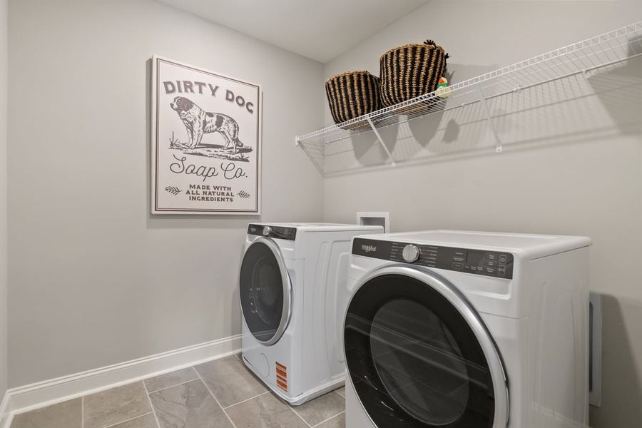 Dedicated laundry room Dedicated laundry room