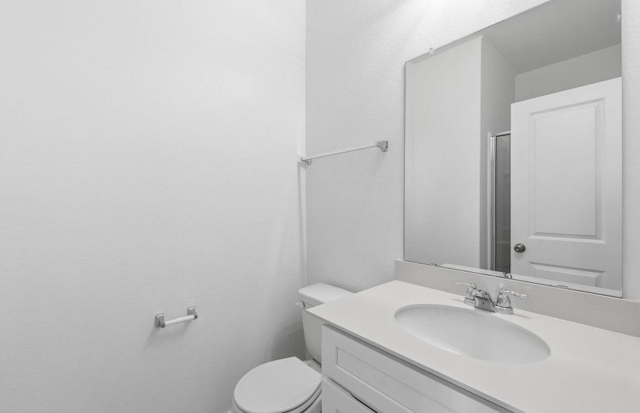 Furnished interior view inside a new home in Vantage, San Marcos (Image 3).
