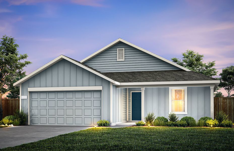 Representative exterior photo of a completed home built from the Eastgate by Centex in County View, Temple, TX (Image 23). Representative exterior photo of a completed home built from the Eastgate by Centex in County View, Temple, TX (Image 23).