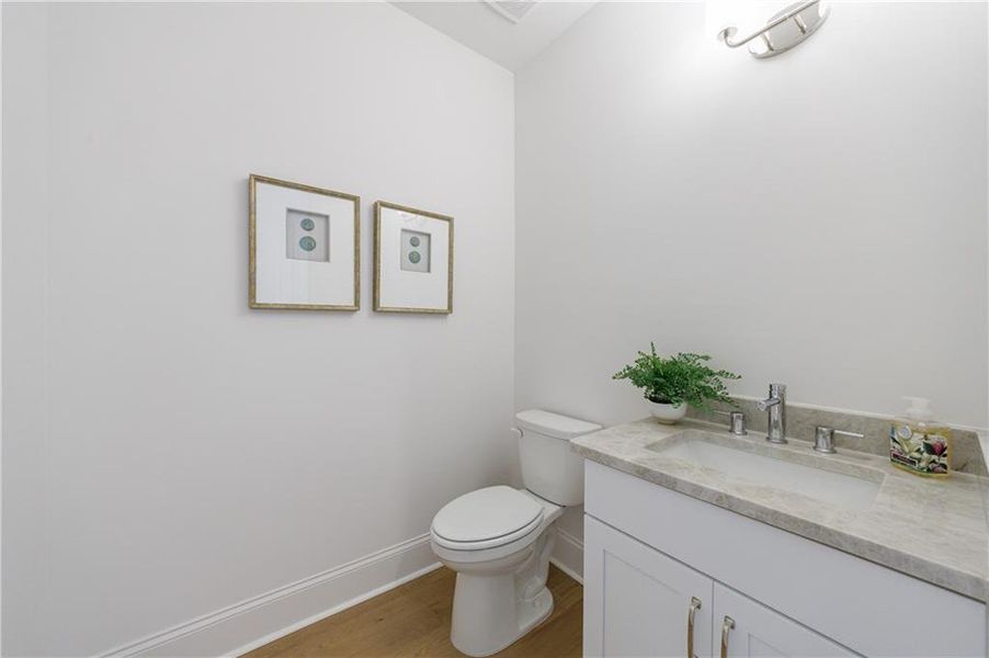 Furnished interior view inside a new home in Mayfair on Main, Alpharetta (Image 39).