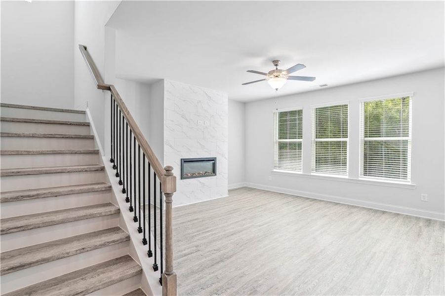 Spacious, unfurnished interior of a new home in Waters Edge, Mansfield (Image 21).