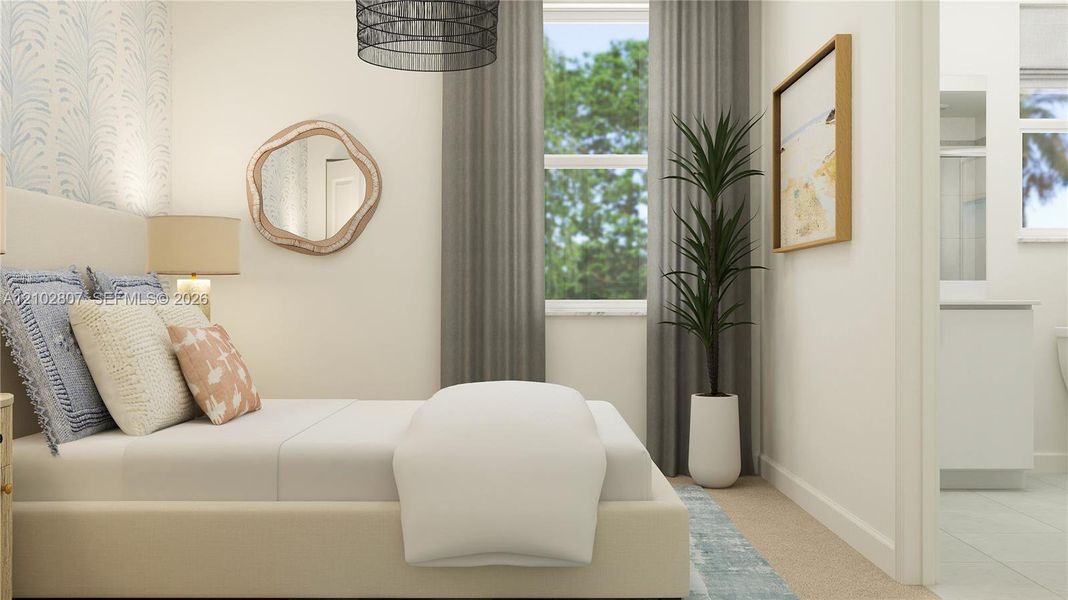 Furnished interior view inside a new home in Altamira, Homestead (Image 3). Furnished interior view inside a new home in Altamira, Homestead (Image 3).