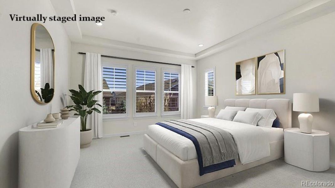 Furnished interior view inside a new home in Hilltop at Inspiration, Aurora (Image 17). Furnished interior view inside a new home in Hilltop at Inspiration, Aurora (Image 17).