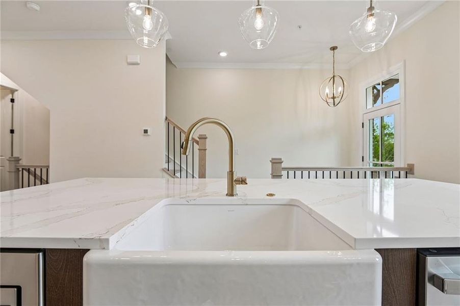 Close-up of interior finishes inside a home in Townes 333, Peachtree Corners (Image 22).