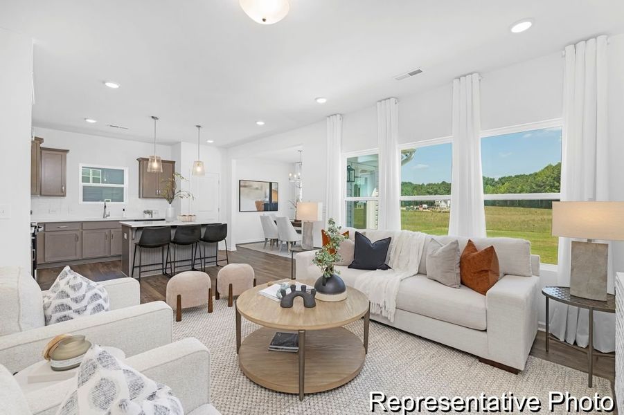Furnished interior view inside a new home in Autumn Ridge, High Shoals (Image 9).