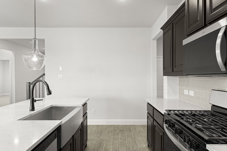 Representative exterior photo of a completed home built from the Newport by Impression Homes in Arcadia Trails, Balch Springs, TX (Image 7). Representative exterior photo of a completed home built from the Newport by Impression Homes in Arcadia Trails, Balch Springs, TX (Image 7).