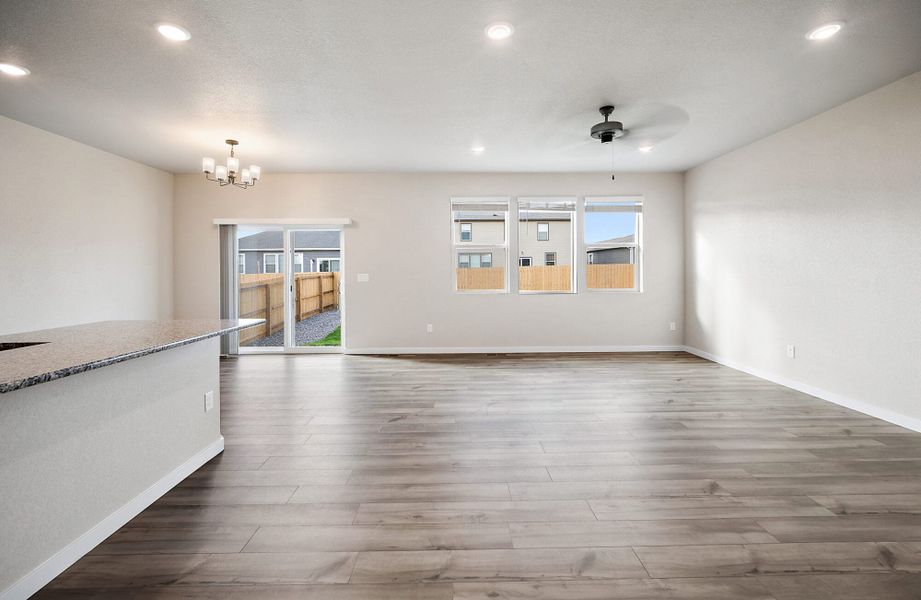 Spacious, unfurnished interior of a new home in The Glen, Colorado Springs (Image 18). Spacious, unfurnished interior of a new home in The Glen, Colorado Springs (Image 18).