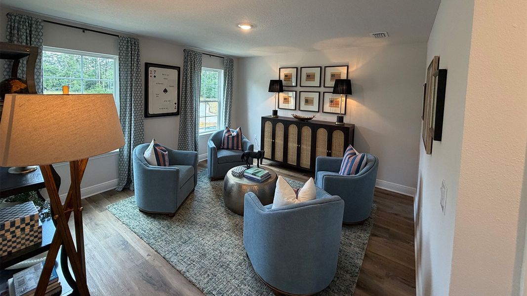 Furnished interior view inside a new home in Fallschase, Tallahassee (Image 15).