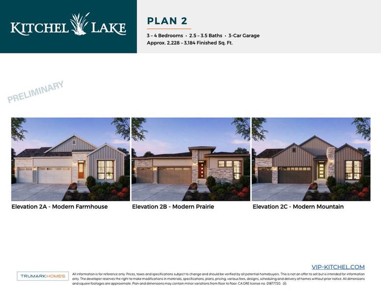 Kitchel Lake Plan 2 Floor Plan