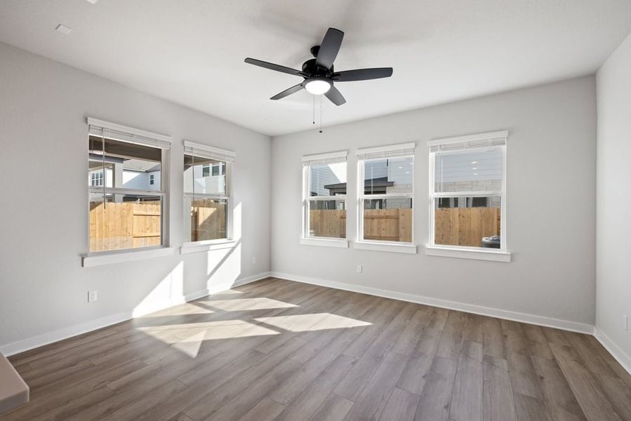 Spacious, unfurnished interior of a new home in Union Collection at Park Central, Georgetown (Image 20).