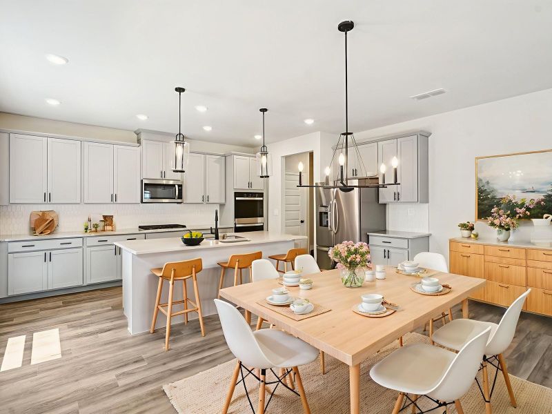 Furnished interior view inside a new home in Martin Springs - Estate Series, Lawrenceville (Image 3).