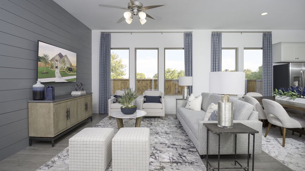 Furnished interior view inside a new home in Brookewater, Rosenberg (Image 38).