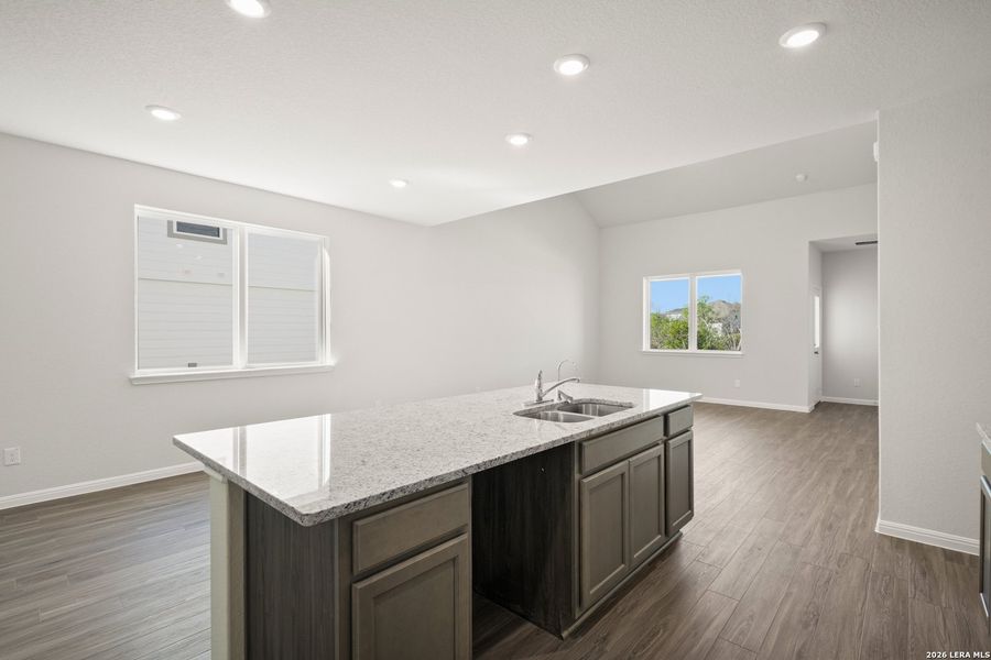 Furnished interior view inside a new home in Hunters Ranch, San Antonio (Image 11).