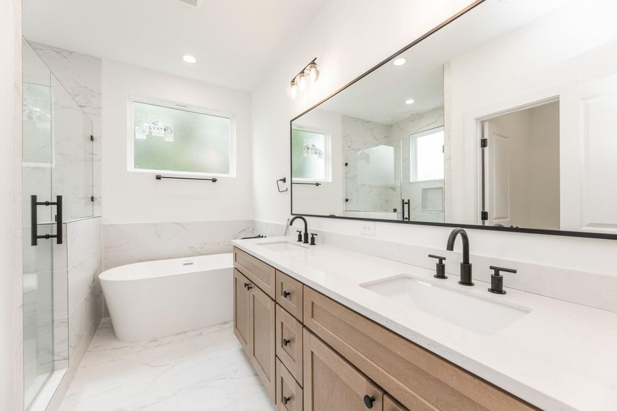 Furnished interior view inside a new home in , Houston (Image 11).