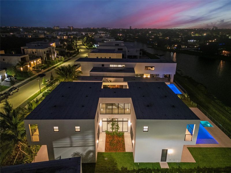 Exterior details and patio area of a home in , Weston (Image 56).