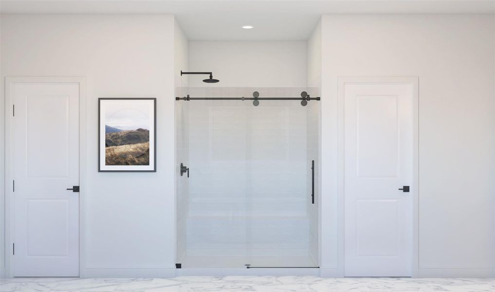 Serene primary suite (*Artist rendering used for illustration purposes only.)