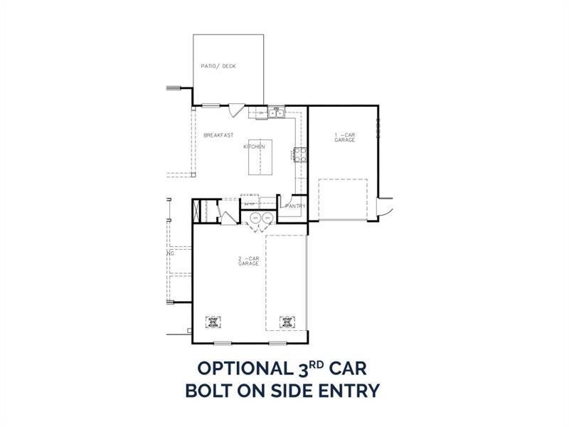 2D floor plan layout of this home in Ruby Creek Estates, Atlanta, GA (Image 7).