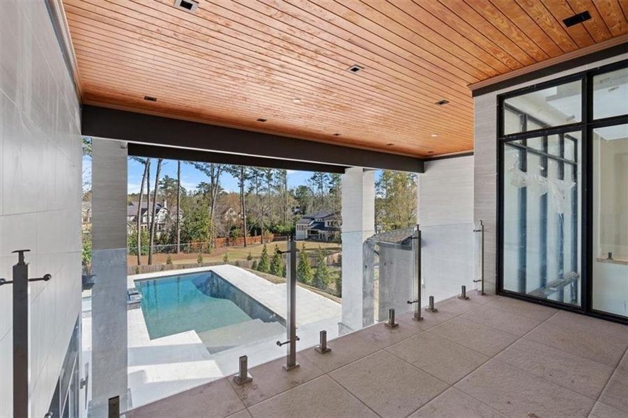 Exterior details and patio area of a home in , Marietta (Image 27).