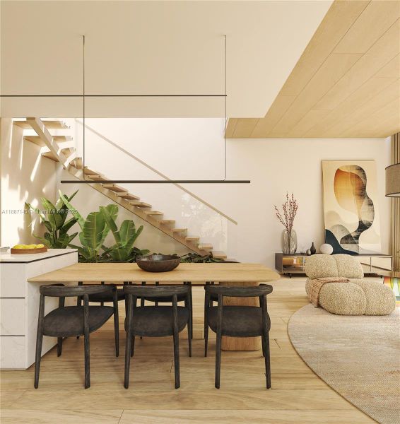 Furnished interior view inside a new home in , Miami (Image 6). Furnished interior view inside a new home in , Miami (Image 6).