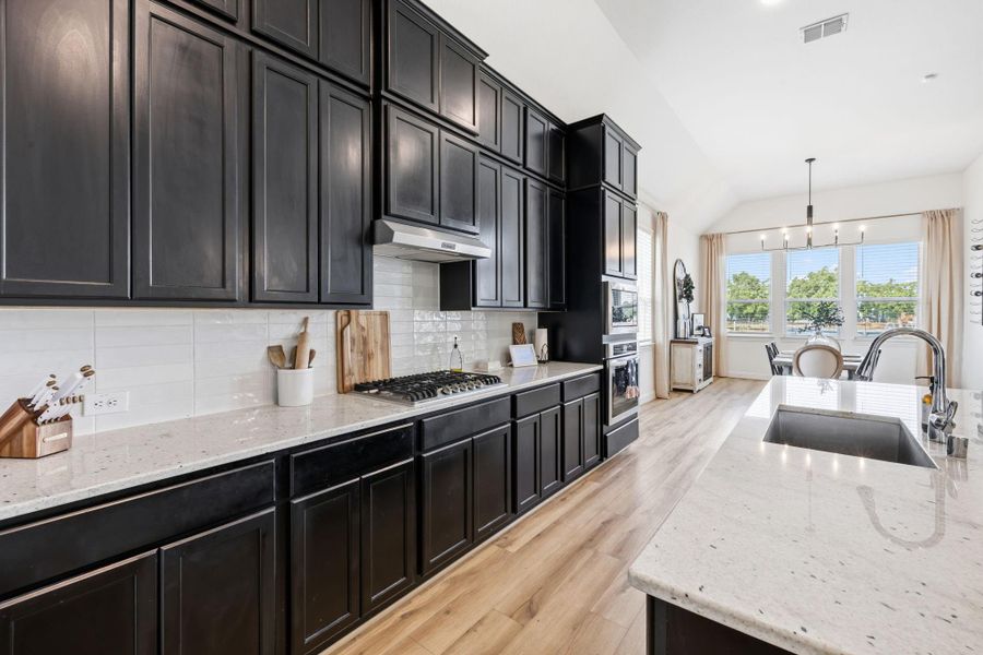 Furnished interior view inside a new home in , Old River-Winfree (Image 8).