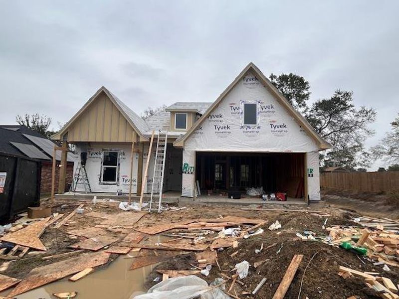 In-progress construction of a new home in , Beaumont, TX (Image 12).