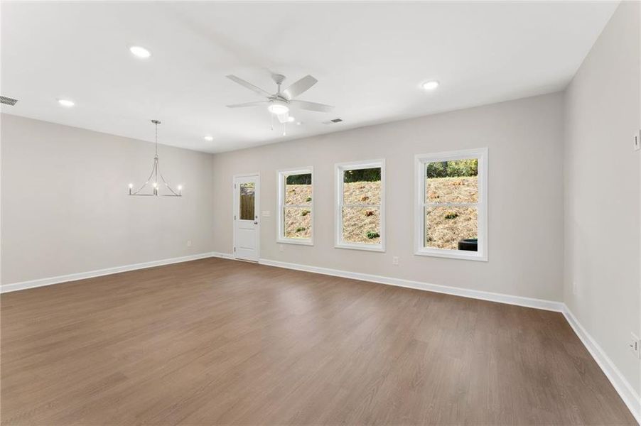 Spacious, unfurnished interior of a new home in Wildwood Place, Powder Springs (Image 24).