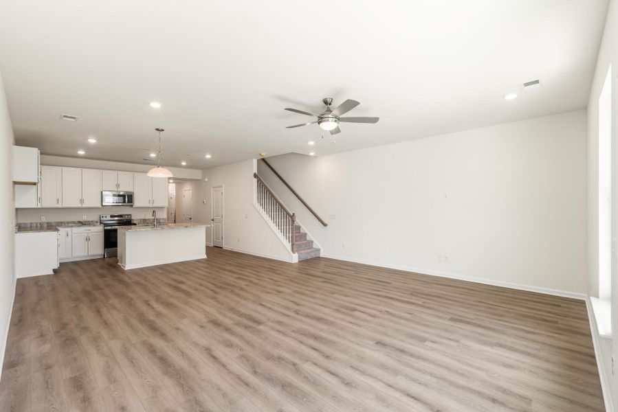 Spacious, unfurnished interior of a new home in The Landings at Montague, Goose Creek (Image 13). Spacious, unfurnished interior of a new home in The Landings at Montague, Goose Creek (Image 13).