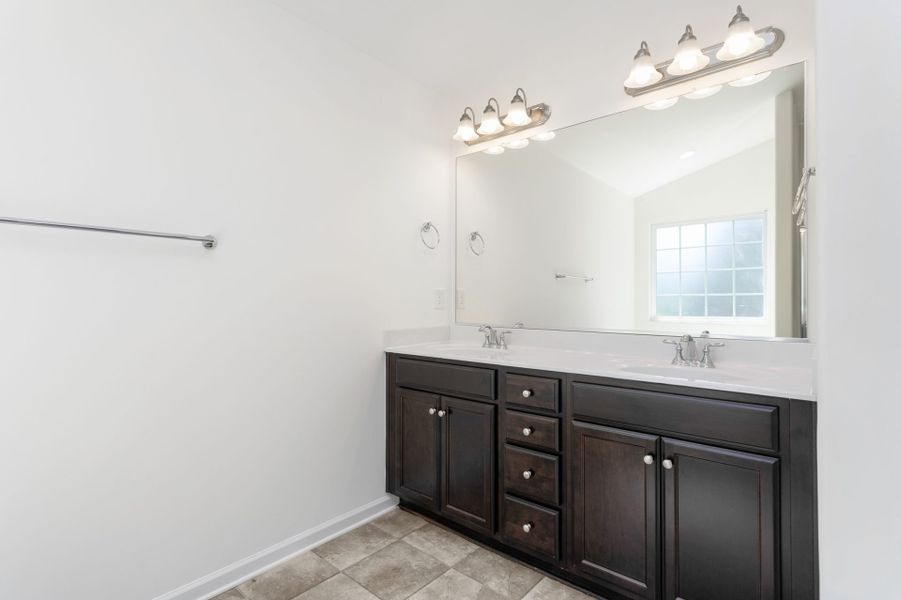 Representative furnished interior of a home built from the Fairfield by Keystone Homes NC in Royal Pines, Trinity (Image 13).