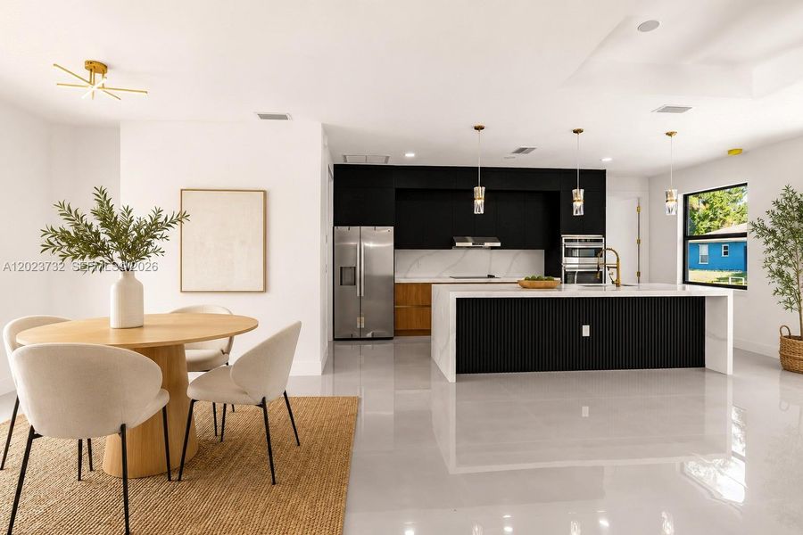 Furnished interior view inside a new home in , Lehigh Acres (Image 13).